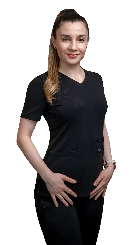 Andra-Diana Mustățea, fiziokinetoterapeut în cadrul Clinicii Sfinții Arhangheli